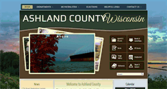 Desktop Screenshot of co.ashland.wi.us