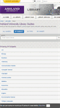 Mobile Screenshot of libguides.ashland.edu